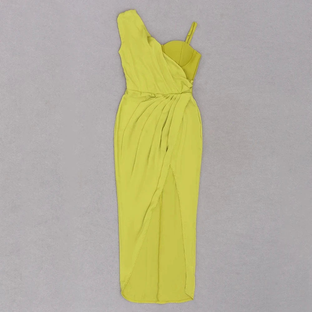 High Quality Celebrity Shining Sexy V-neck Night Club Evening Party Dress