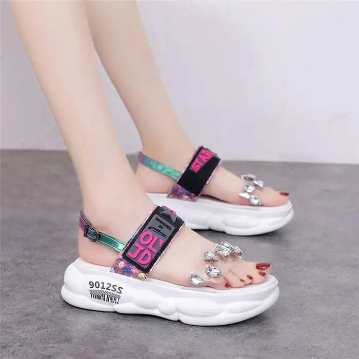High quality cute sandal female shoes sandal for girl women slides footwear ladies