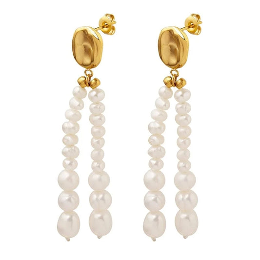 High quality freshwater pearl sweet pendant earrings friendship earrings jewelry
