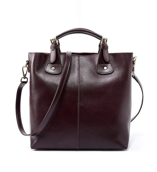 High Quality Genuine Leather Handbag Design 2024 Shoulder Bag Real Leather Handbags For Women Luxury Leather Bag