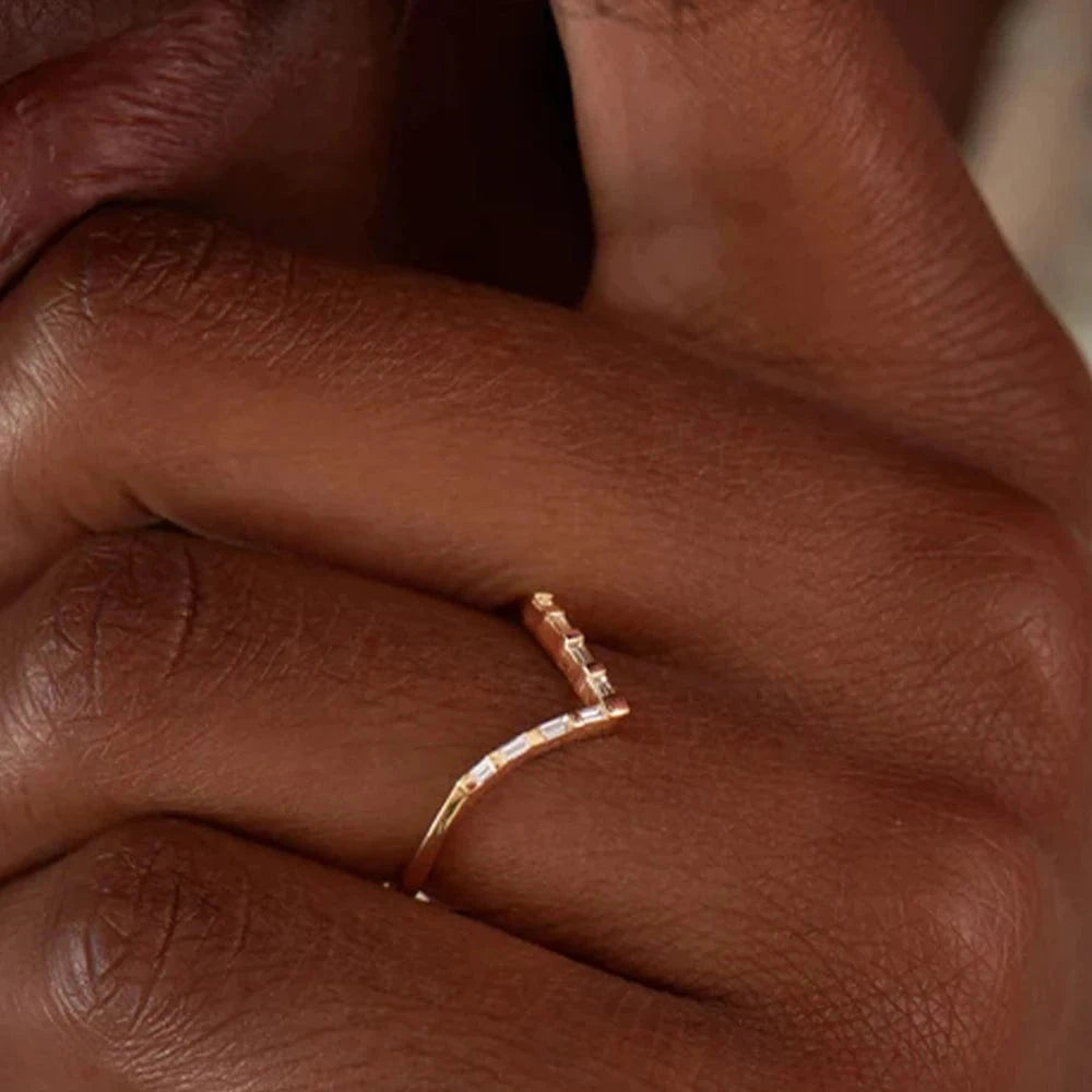 High Quality Gold Plated Diamond Wholesale Silver Ladies Engagement Women Luxury Wedding Rings Fine Jewelry Rings