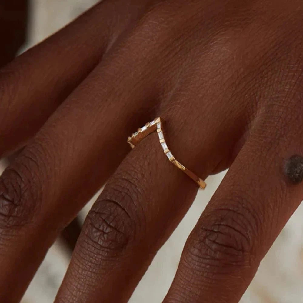 High Quality Gold Plated Diamond Wholesale Silver Ladies Engagement Women Luxury Wedding Rings Fine Jewelry Rings