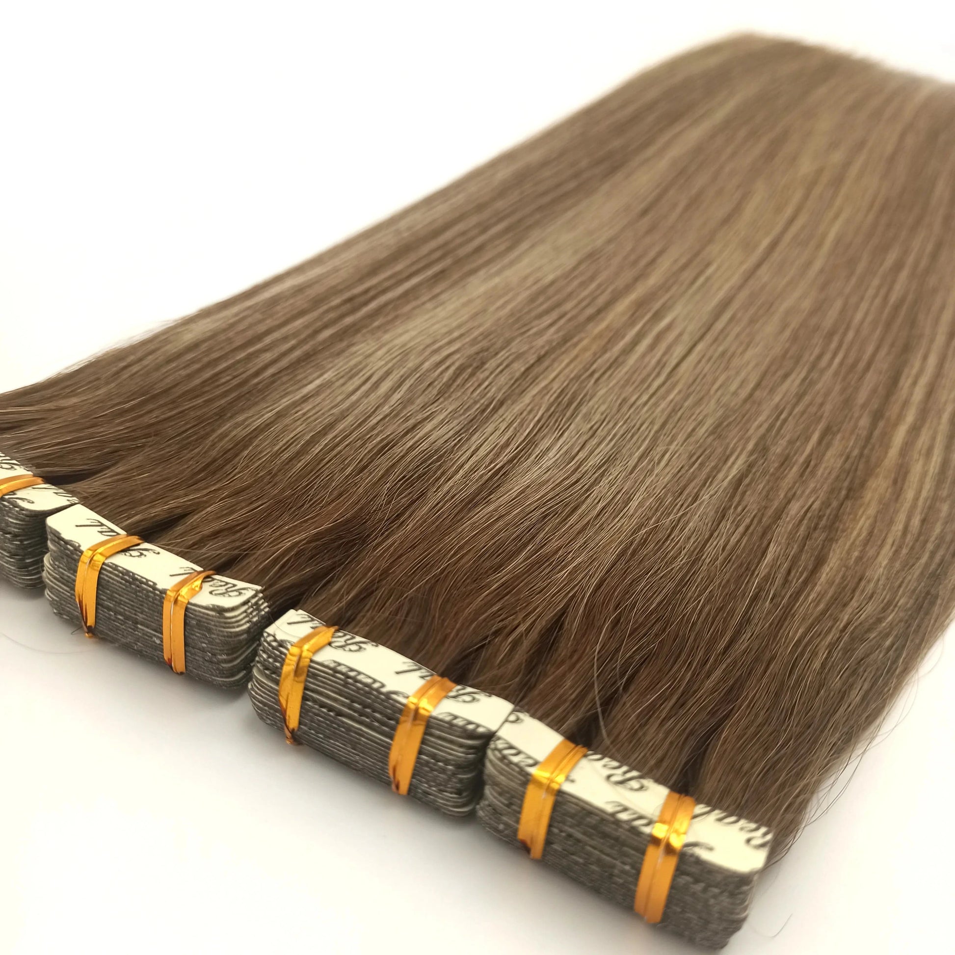 high quality highlight colors regular tape hair factory  strong normal tape in hair seamless tape hair