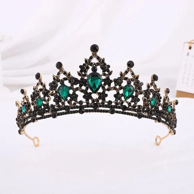 High Quality New Arrivals 25 Colors Beauty Party Pageant Crown Rhinestone Wedding Crystal  Bride Tiaras Crows For Luxury queens