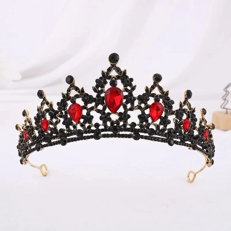 High Quality New Arrivals 25 Colors Beauty Party Pageant Crown Rhinestone Wedding Crystal  Bride Tiaras Crows For Luxury queens