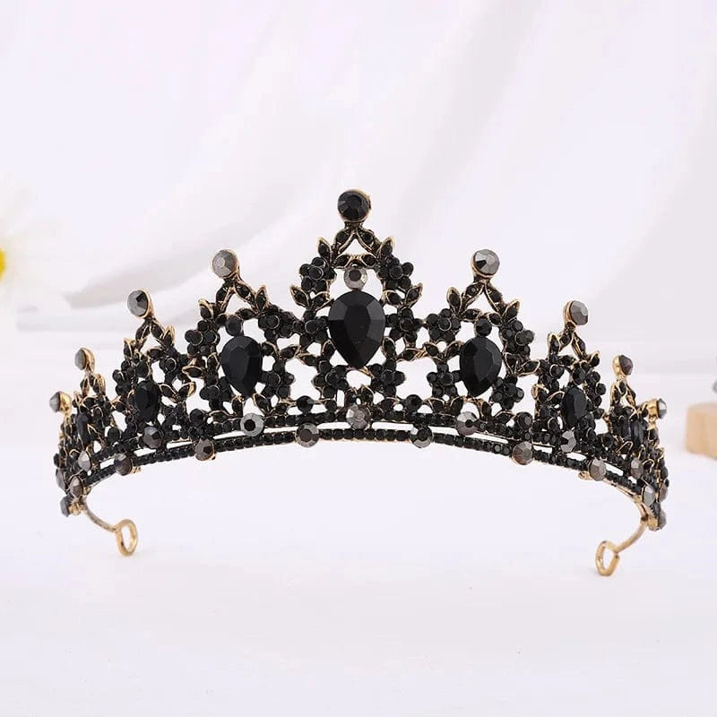 High Quality New Arrivals 25 Colors Beauty Party Pageant Crown Rhinestone Wedding Crystal  Bride Tiaras Crows For Luxury queens