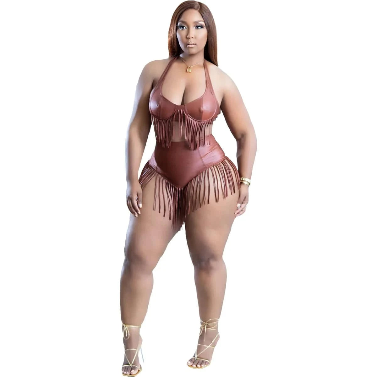 High quality Sexy Top 2 Piece Shorts Set Mujer Outfits for Tassel Club Two Pieces Set Women Sets Hot Shorts