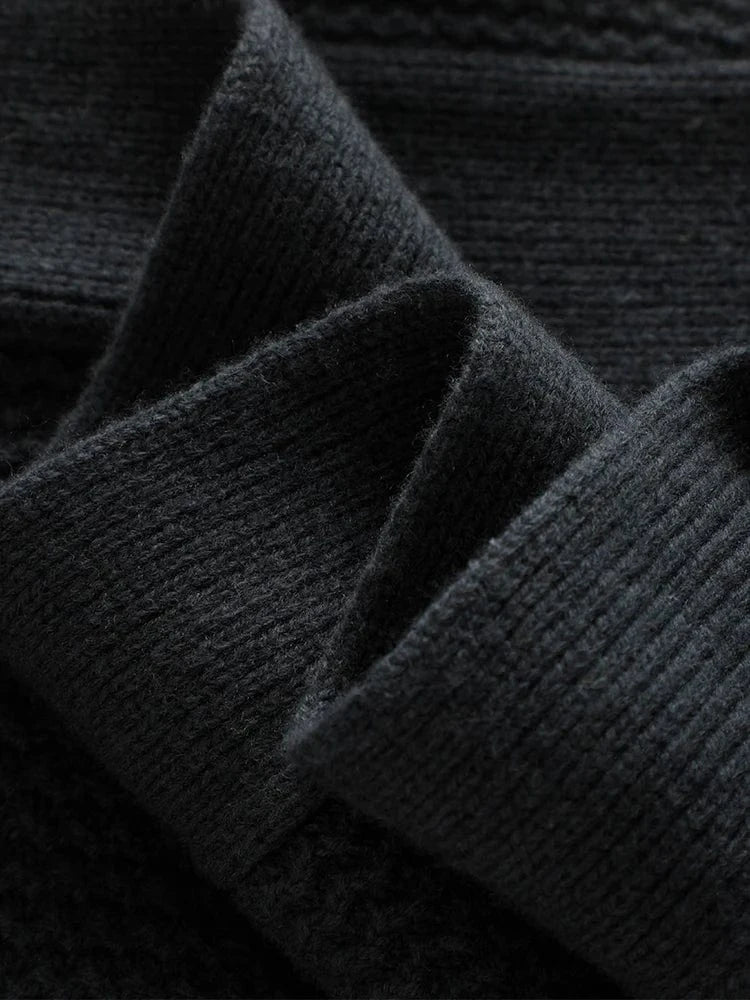 High Quality Women Cashmere Long Cardigan Autumn Winter Thick Casual Loose Style Sweater 100% Merino Wool Knitwear Korean Tops