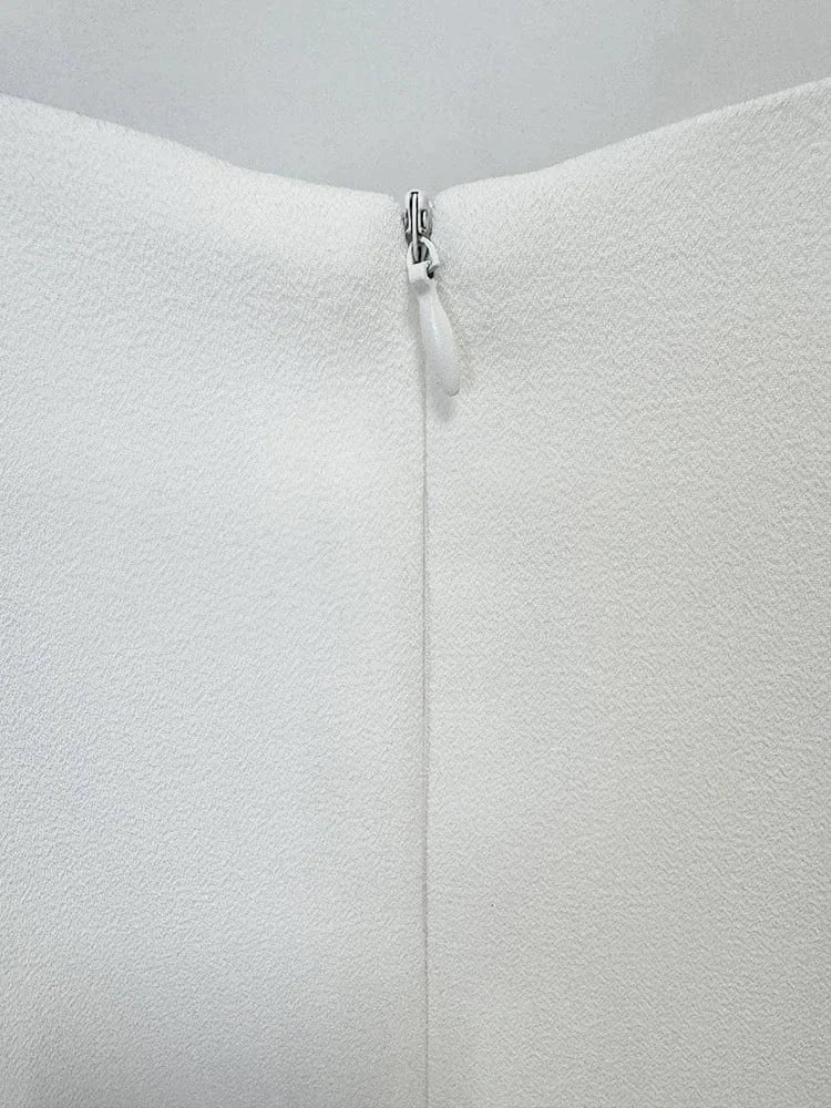 HIGH STREET Newest Fashion 2025 Designer Women's Long Sleeve Flowers Beaded Elegant Maxi Long Dress