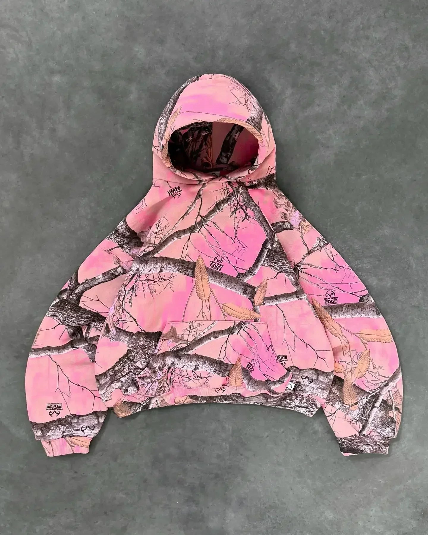 Hoodie Set With Camouflage Print And Zigzag Pattern Retro Streetwear - SN Wigs & More