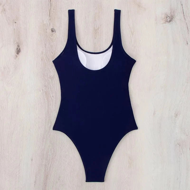 Hot sale new styles one-piece swimsuits wholesale sexy factory low price splice backless low cut bikinis custom LOGO and styles