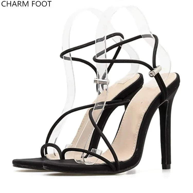 hot sale sex for girl buckle strap Fine high heel sandal