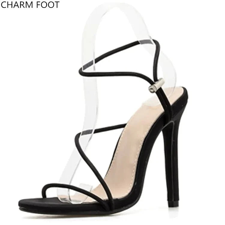 hot sale sex for girl buckle strap Fine high heel sandal