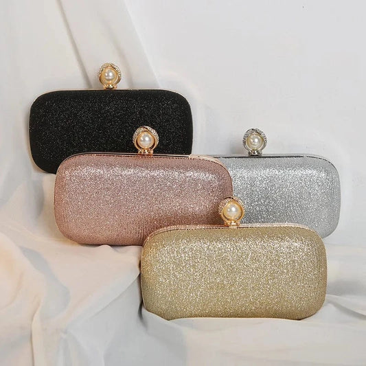 Hot Sell Bling Bling Clutch Purses Girls Fashion Wedding Handbags Ladies Party Box Hand Bags For Females