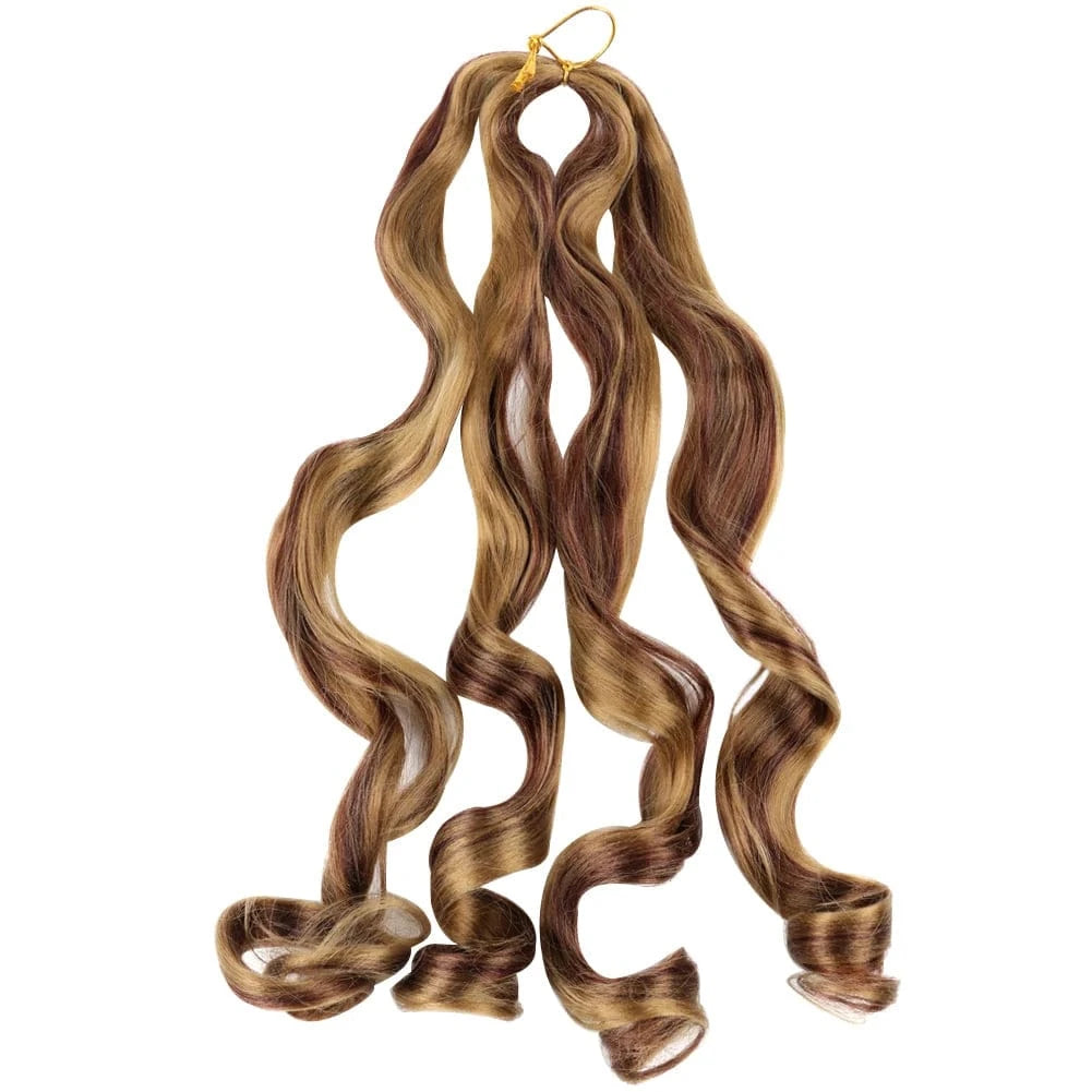 Hot sell  Synthetic deep hair bulk crochet braids 150g french curls synthetic braiding hair