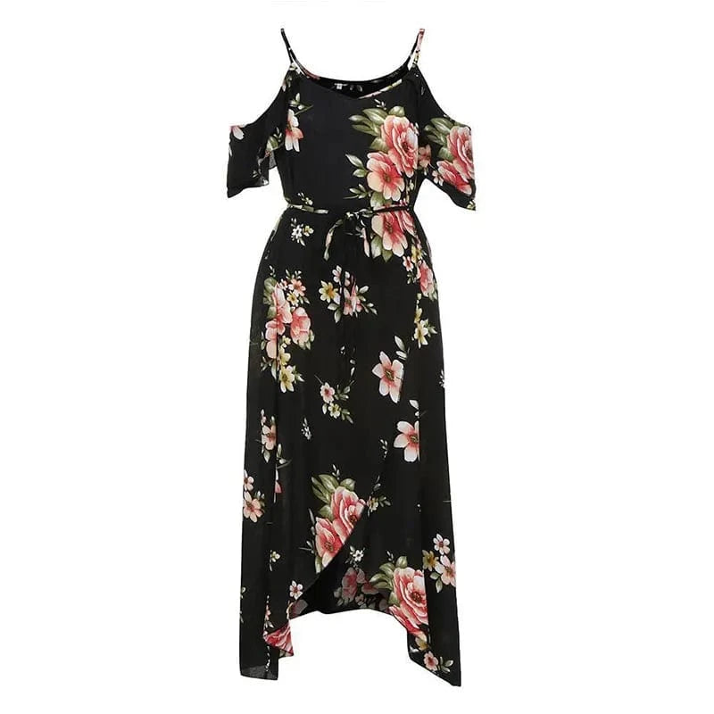 Hot selling Plus Size Dress for Women Casual Elegant 2024 Sundresses Boho Floral Prin Dresses Deep V Neck A-line Beach Dress