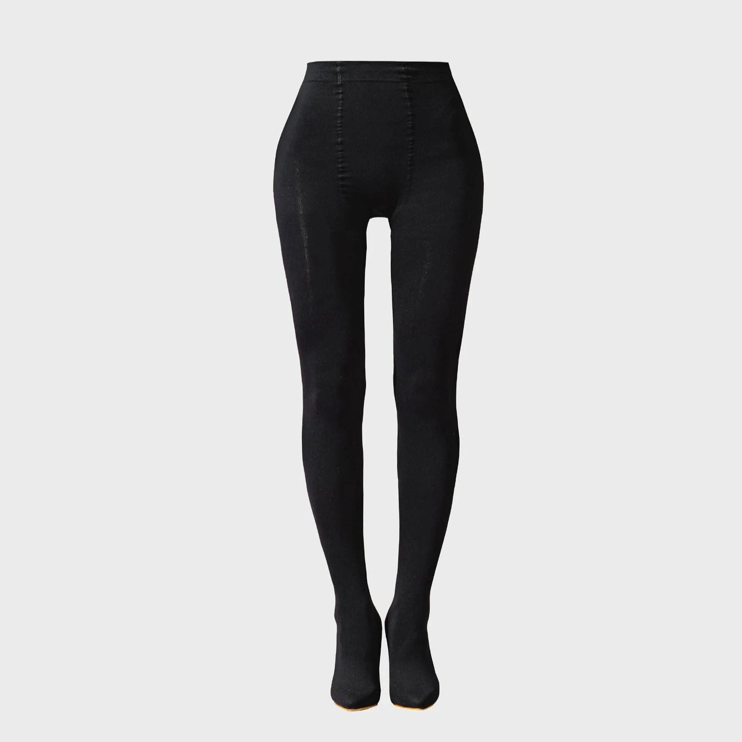 Hot-selling pointed stiletto-heel pantyhose shoes one-piece Street show fashion European and American sexy women's shoes 2024