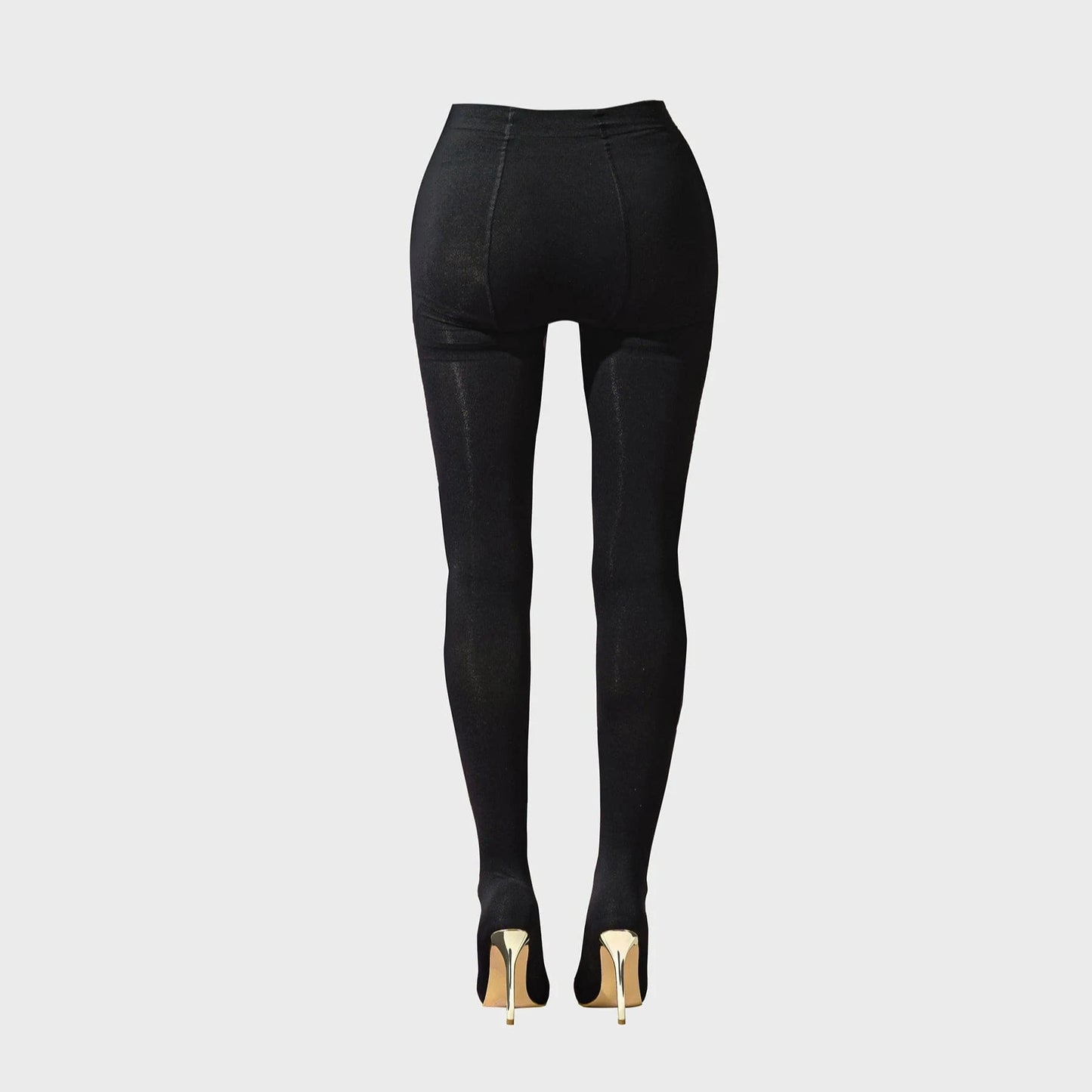 Hot-selling pointed stiletto-heel pantyhose shoes one-piece Street show fashion European and American sexy women's shoes 2024
