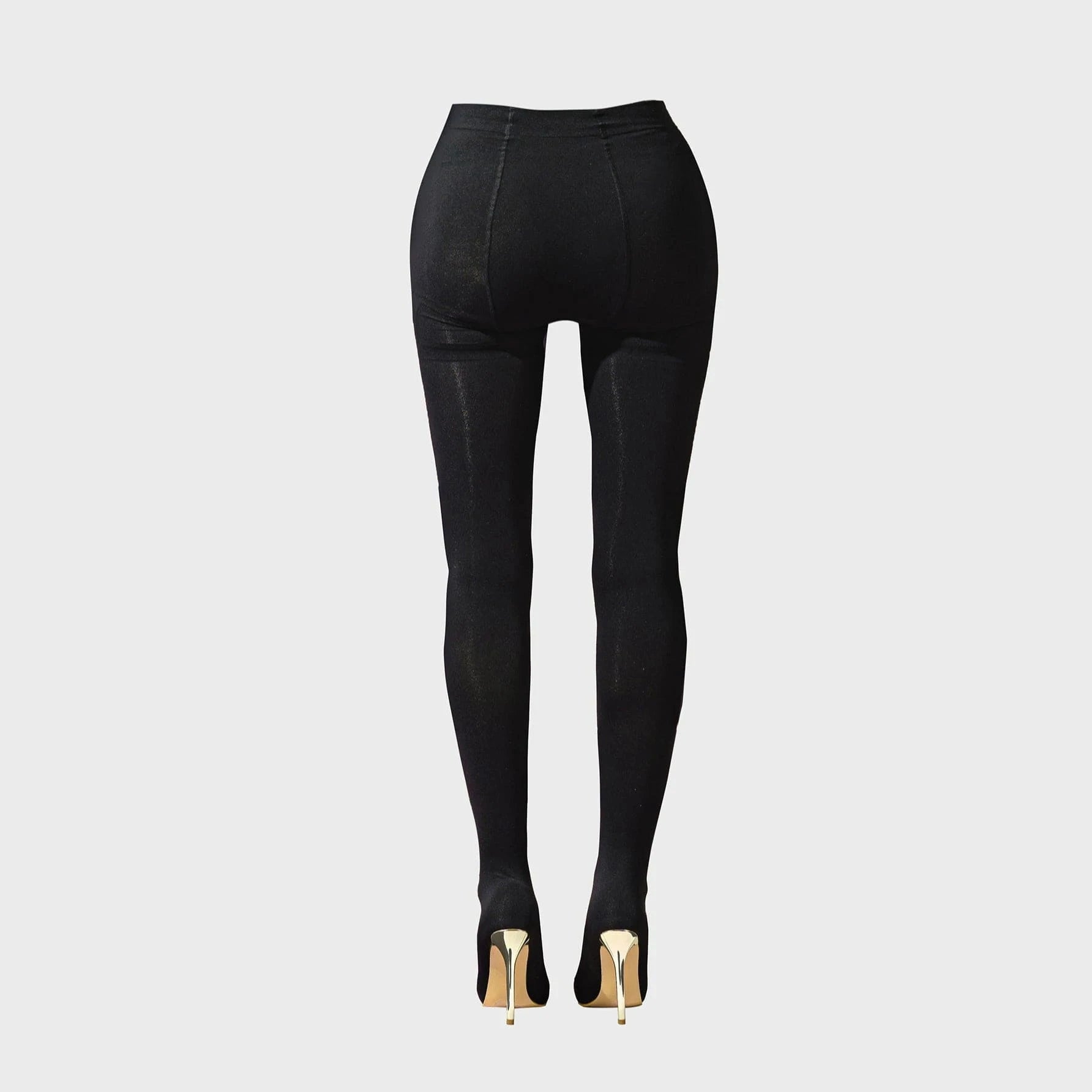 Hot-selling pointed stiletto-heel pantyhose shoes one-piece Street show fashion European and American sexy women's shoes 2024
