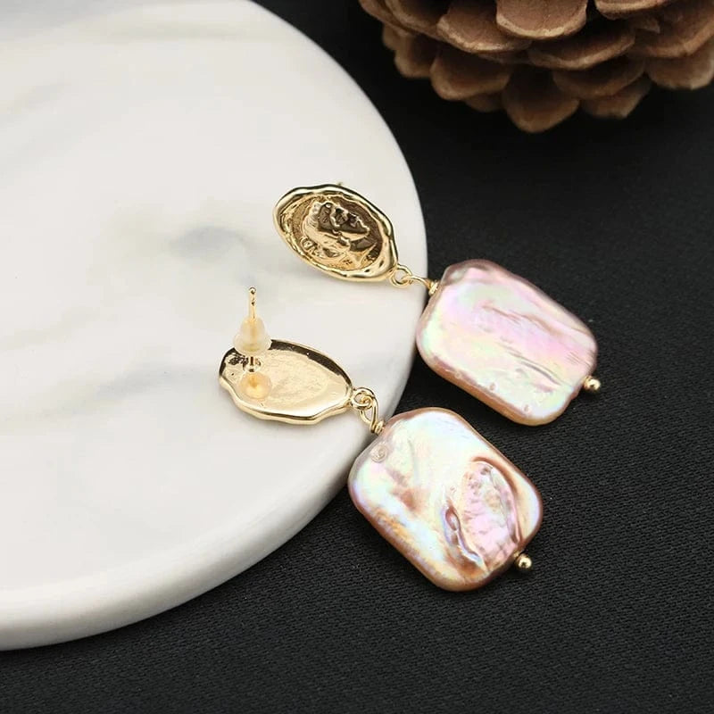 Hotsale Cheap Instagram Bee Earrings 18k Gold Plated Pearl Drop Earrings For Women Lovely Fine Jewelry Wholesale