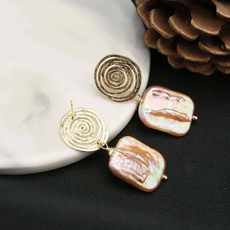 Hotsale Cheap Instagram Bee Earrings 18k Gold Plated Pearl Drop Earrings For Women Lovely Fine Jewelry Wholesale