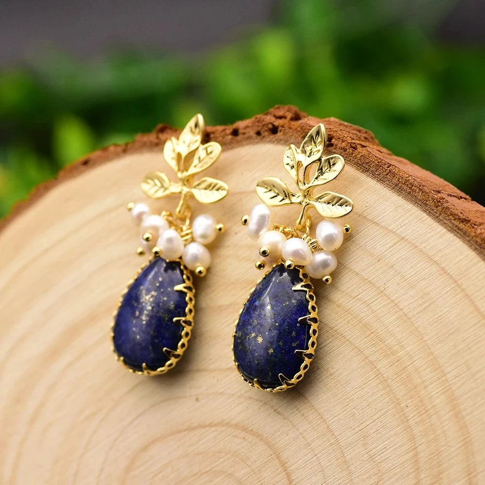 Hotsale Cheap Instagram Bee Earrings 18k Gold Plated Pearl Drop Earrings For Women Lovely Fine Jewelry Wholesale