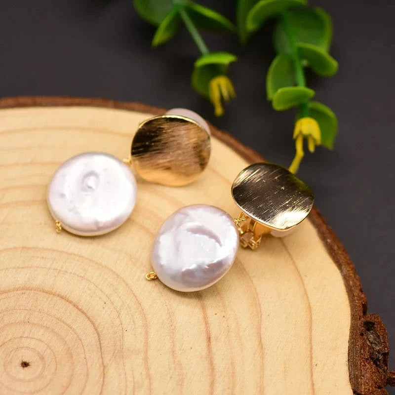 Hotsale Cheap Instagram Bee Earrings 18k Gold Plated Pearl Drop Earrings For Women Lovely Fine Jewelry Wholesale