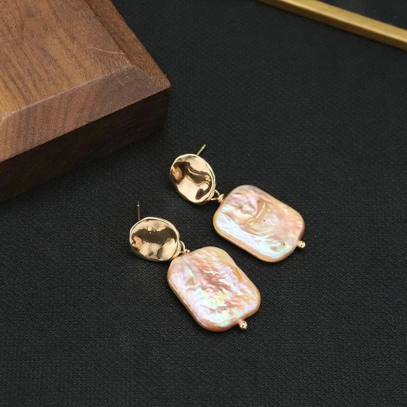 Hotsale Cheap Instagram Bee Earrings 18k Gold Plated Pearl Drop Earrings For Women Lovely Fine Jewelry Wholesale