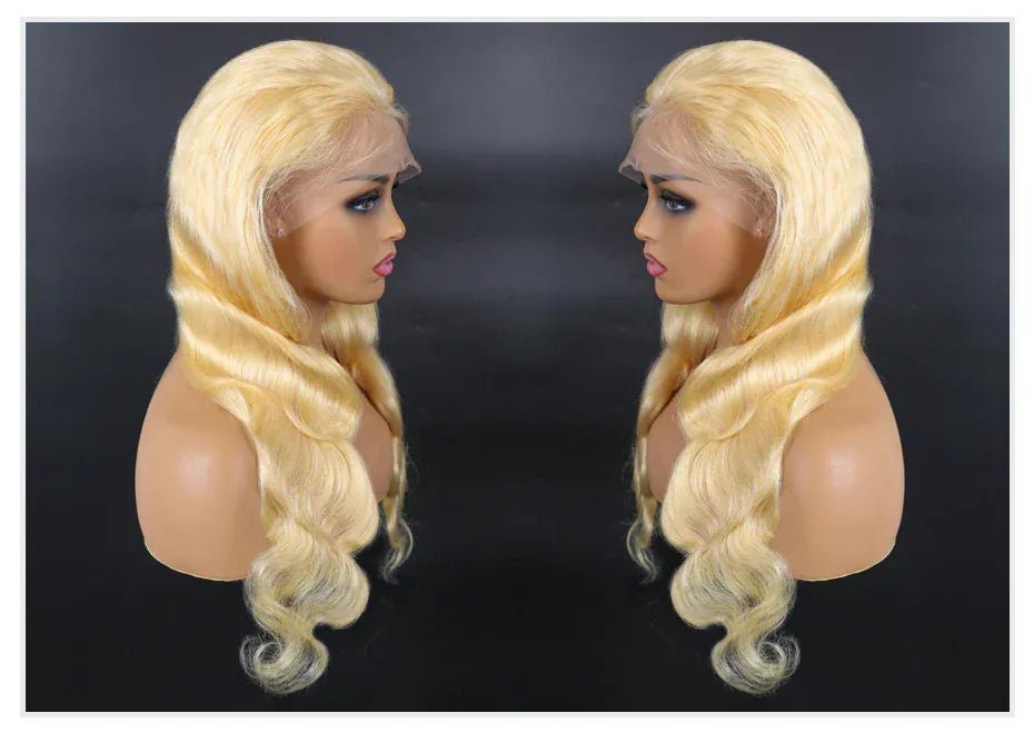 Human Hair Full Lace Blonde Lace Front Wig Human Hair 360 Lace Frontal Wig 613 13x6 Hd Lace Frontal Wig Brazilian Body Wave Wigs - SN Wigs & More
