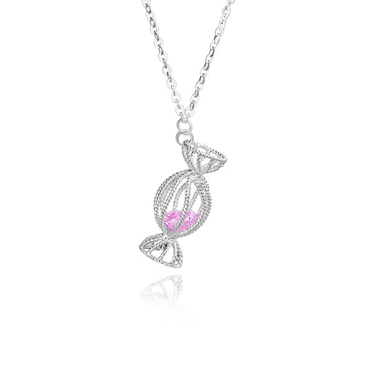 Hypoallergenic Zirconia Candy Pendant Chain