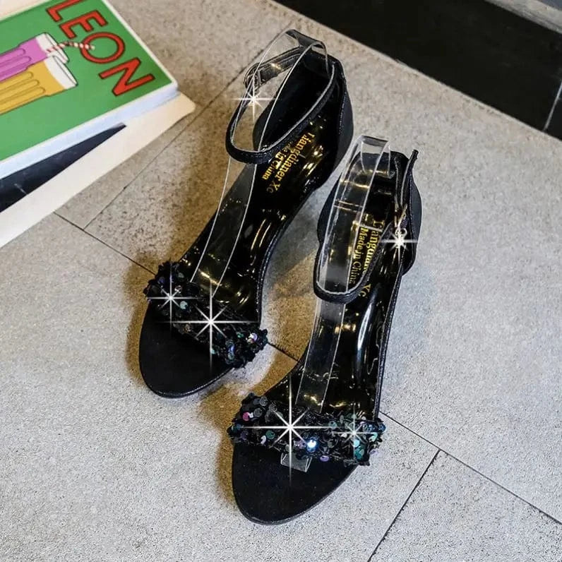 Ins New Arrival Sandalias Plataforma Mujer Latest Fashion Modern Luxury Women Sandals High Heel