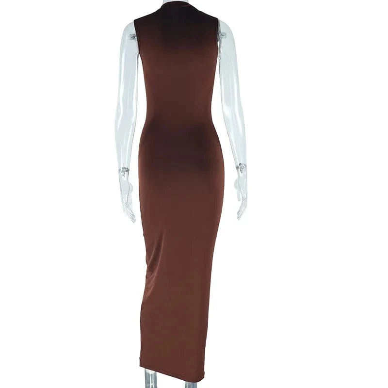 J&H 2024 new arrivals Wholesale Fashion Summer Women Blank Plain Dresses Casual Cotton Sexy Sleeveless Tank Top Dress