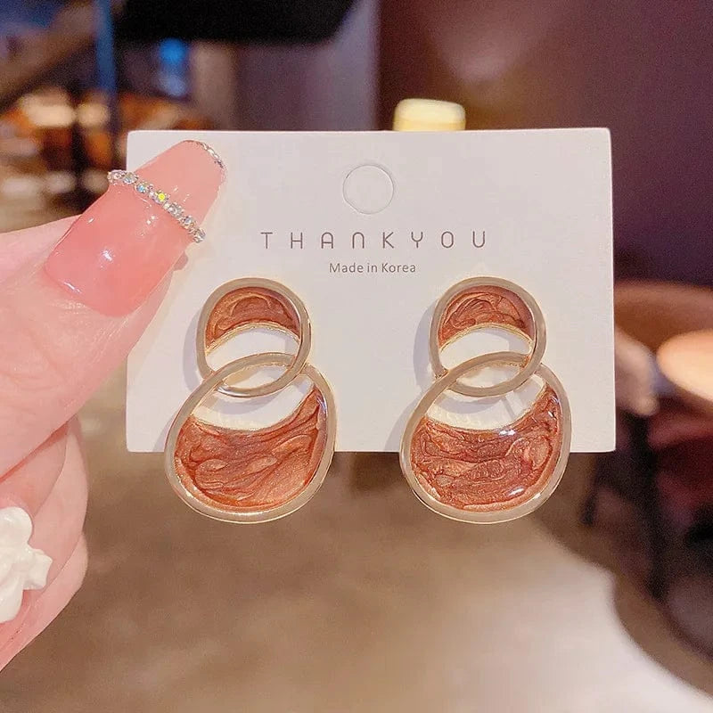 Japanese and Korean Style Pearl Stud Earrings Women's Moon Star Square Love Butterfly Earrings Sweet Elegant Jewelry