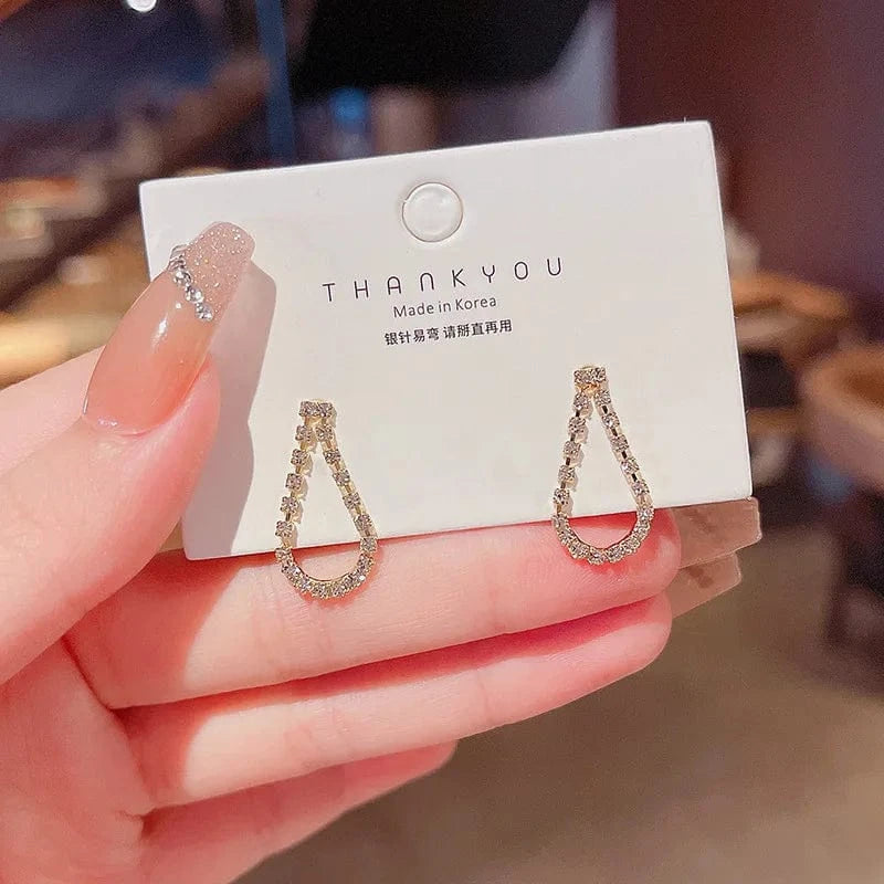 Japanese and Korean Style Pearl Stud Earrings Women's Moon Star Square Love Butterfly Earrings Sweet Elegant Jewelry