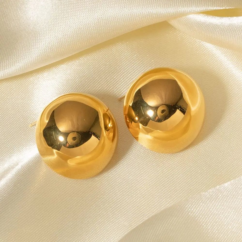 JDE2308023 FANJIN18K Real Gold Plated Stainless Steel Jewelry Designer Earrings Women Customization