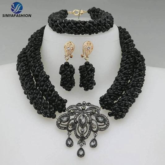 jewelry sets Fancy African Luxury Beads Jewelry Sets