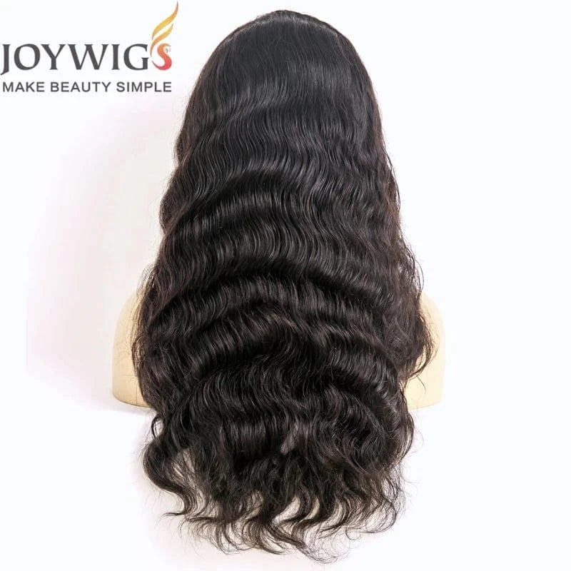 Joywigs 30 Inch HD Body Wave Lace Frontal Wig For Women 150 180 Density Human Hair Transparent HD Lace Frontal Wigs