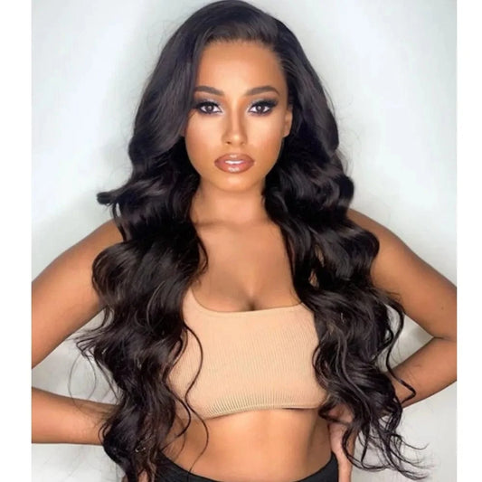 Joywigs 30 Inch HD Body Wave Lace Frontal Wig For Women 150 180 Density Human Hair Transparent HD Lace Frontal Wigs