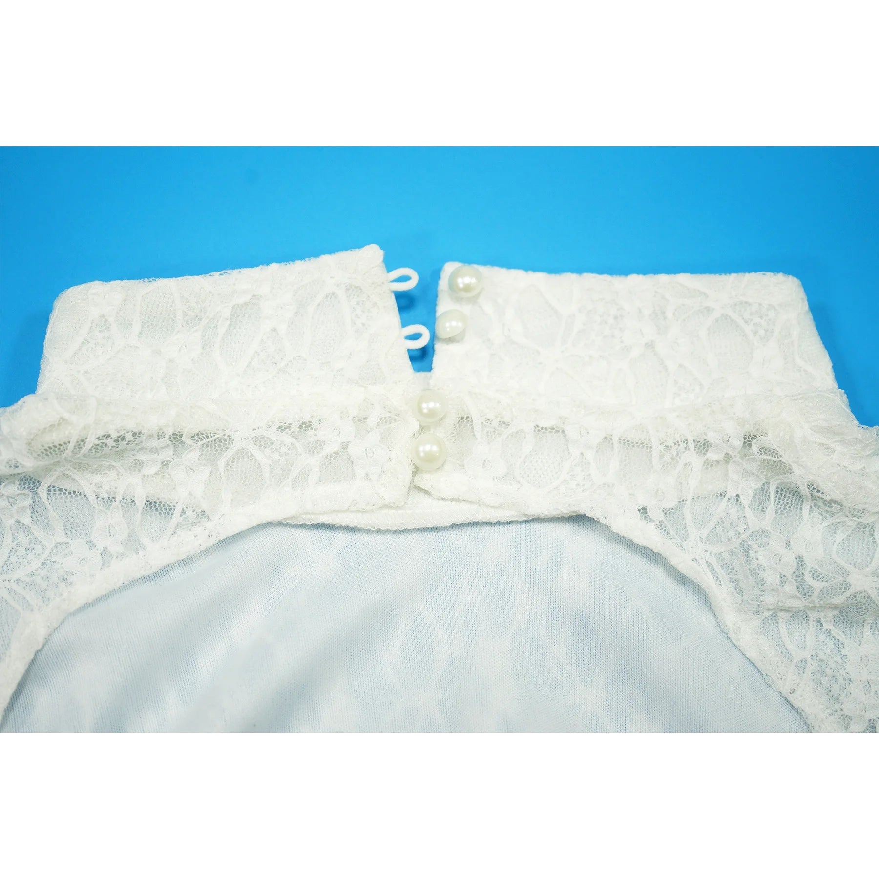 Jumpsuit See Through Patchwork Lace Long Sleeve Glam Clubwear - SN Wigs & More
