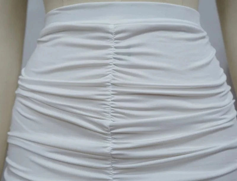 K9880 New Arrival 2024 Summer Sleeveless One Shoulder Hollow Out Slim Bodycon Sexy Dresses Women Maxi Skirt 2 Piece Set