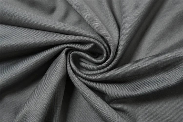 kliou Unique Irregular Women 2 Piece Set Solid Swinging Pleated Single Full Sleeve Turtleneck Tops+Matching Split Maxi Skirts