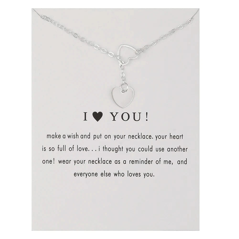 Korean Accomplish Magnificent Things Plated Gold Silver Pendant Necklace Chains Statement Necklace Women Jewelry