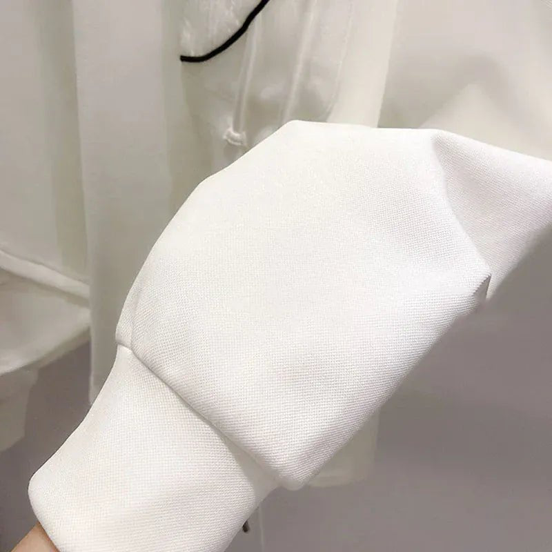 Korean fashion solid color hoodless sweatshirt women's spring and autumn new temperament loose thin niche design short top - SN Wigs & More