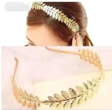 Korean handmade golden leaves bride hair accessories elegant headdress jewelry hairband Princess wedding tiaras hair decoration