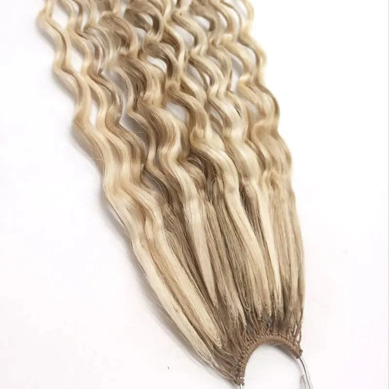 Korean knot feather no tip hair extension natural wave piano color Newest and most popular  virgin  hair full cuticle aligned