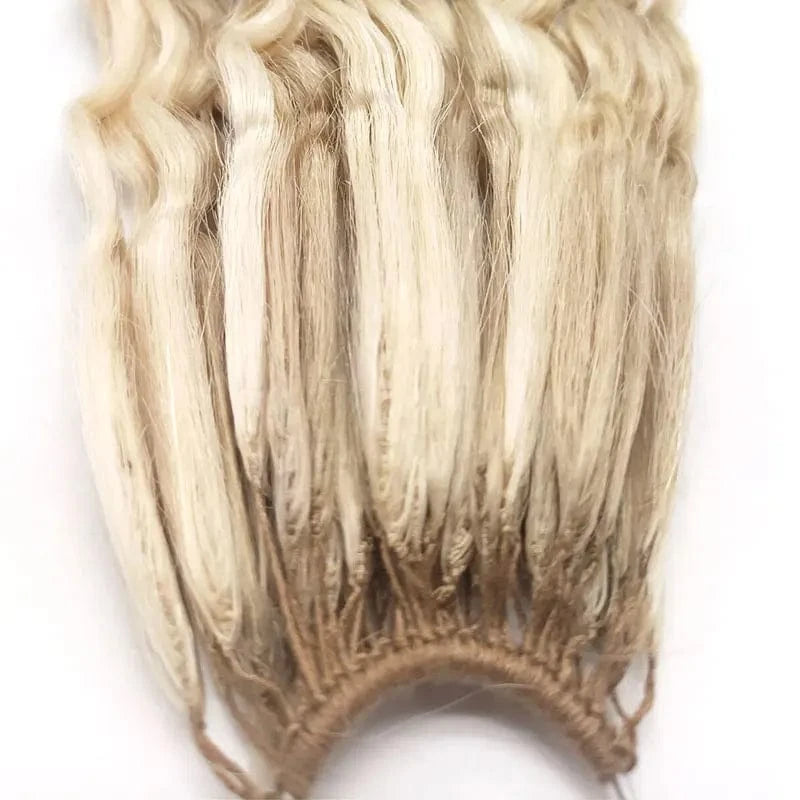 Korean knot feather no tip hair extension natural wave piano color Newest and most popular  virgin  hair full cuticle aligned