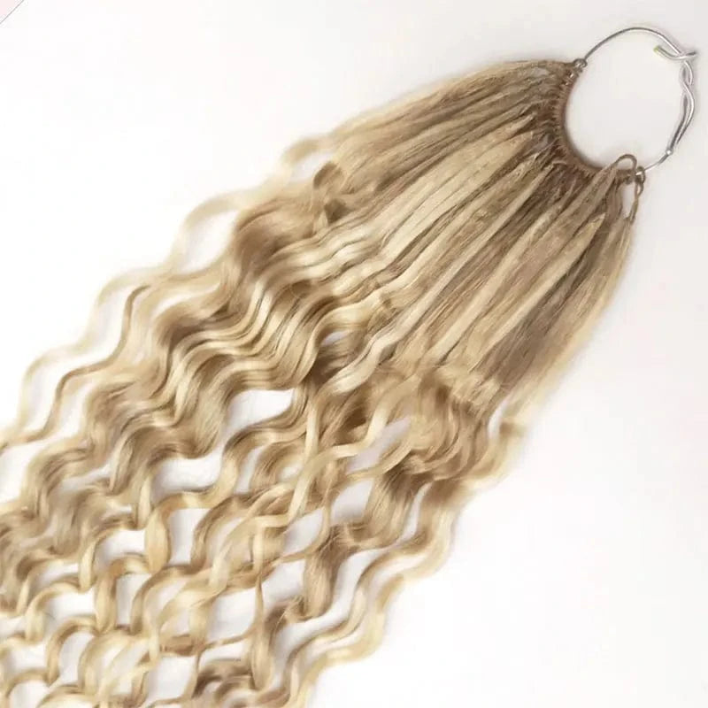 Korean knot feather no tip hair extension natural wave piano color Newest and most popular  virgin  hair full cuticle aligned