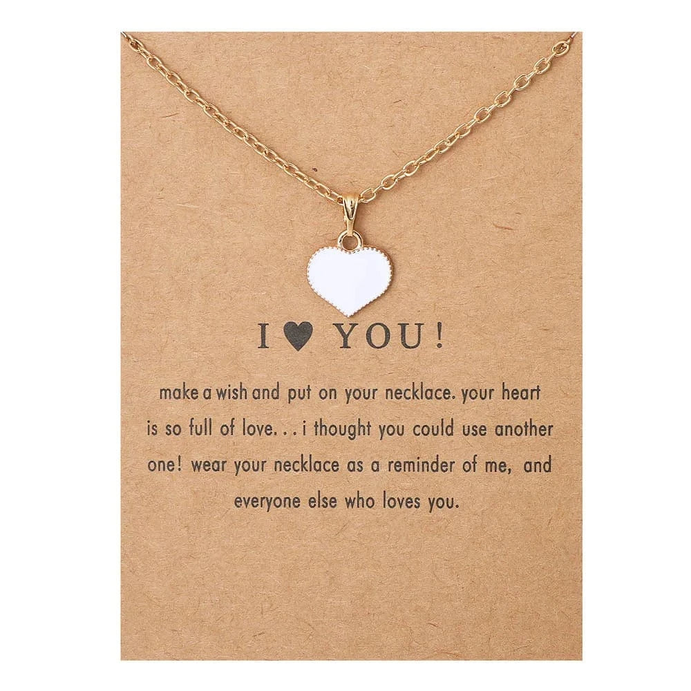 Korean Necklace Gold Color Clover # Pendant Clavicle Chain Statement Necklace Women Girl