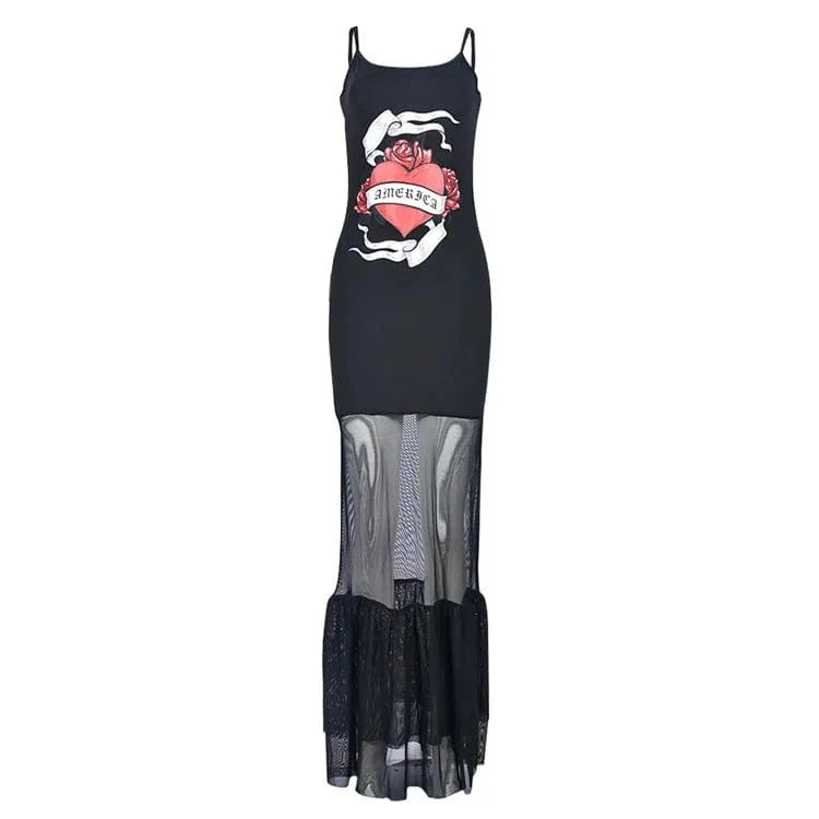 L / Black Black Elegant Party Evening Maxi Dresses for Women 2024 Mesh Patchwork Sexy Backless Ruched Long Bodycon Dress