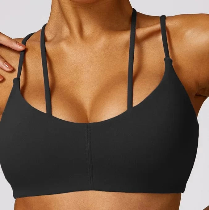 L / Bra Black 2024 Custom Women Sportswear Scrunch butt Backless High Waist Removable pads 2 Pieces Sports Workout Suit Yoga Gym Leggings Set